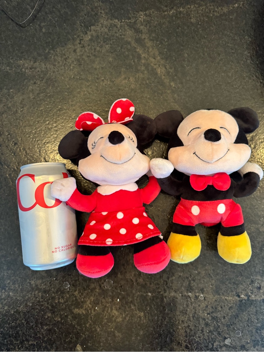 Pair of NWOT TY Disney Minnie & Mickey Mouse Beanie Babies